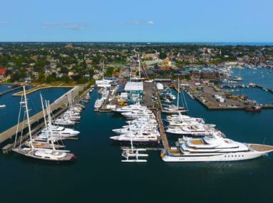 Aerial View of the Marina