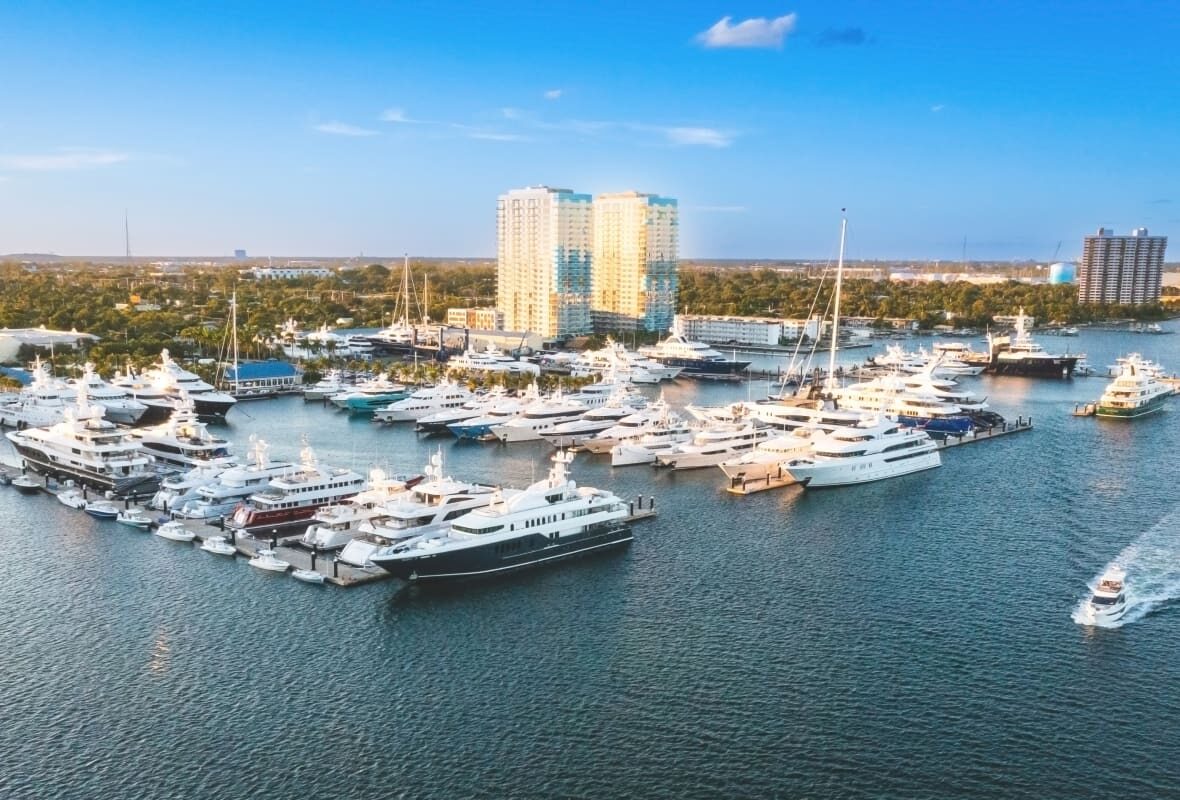 aerial view of safe harbor rybovich