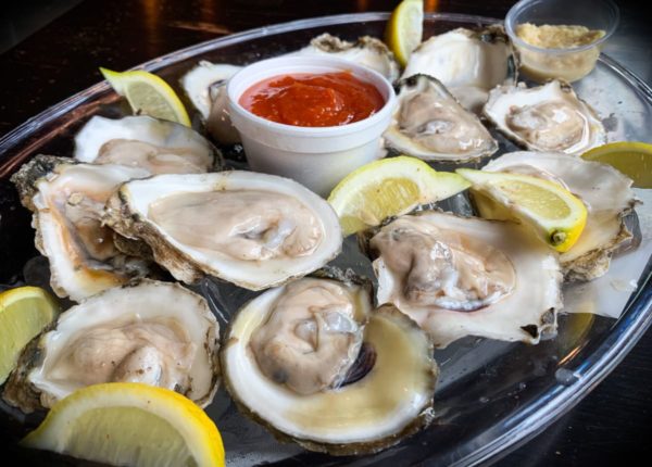 oysters and lemon