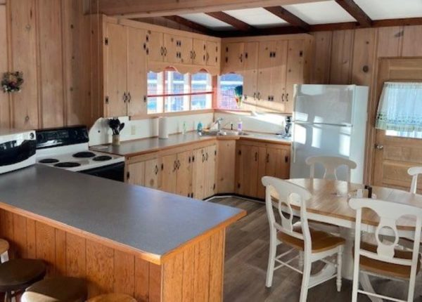 kitchen in cabin