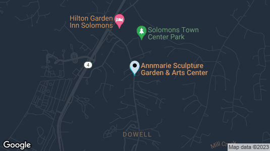 Map of Annmarie Sculpture Garden & Arts Center