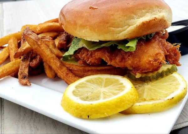fried fish sandwich