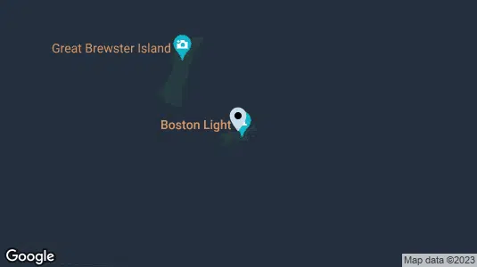 Map of Boston Light