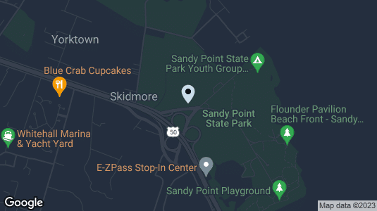 Map of Sandy Point State Park