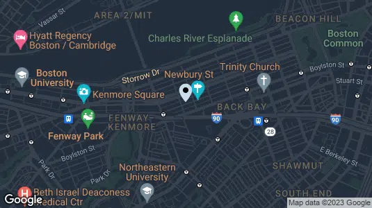 Map of Newbury Street