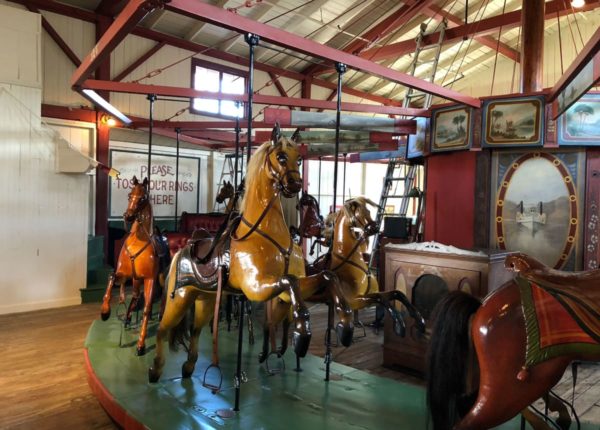 vintage horse carousel