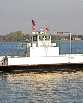 ferry on water