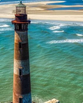 lighthouse and clear water
