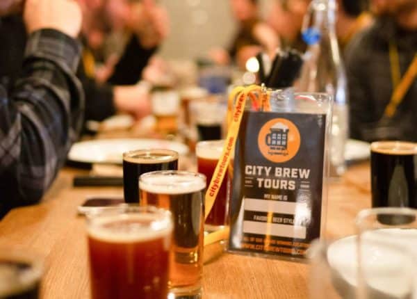 city brew tours table