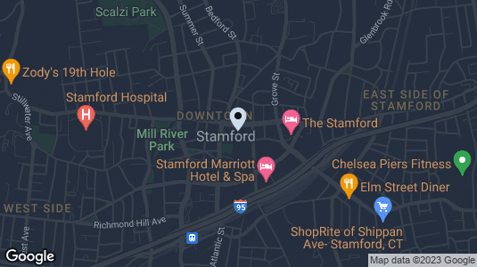 Map of Downtown Stamford